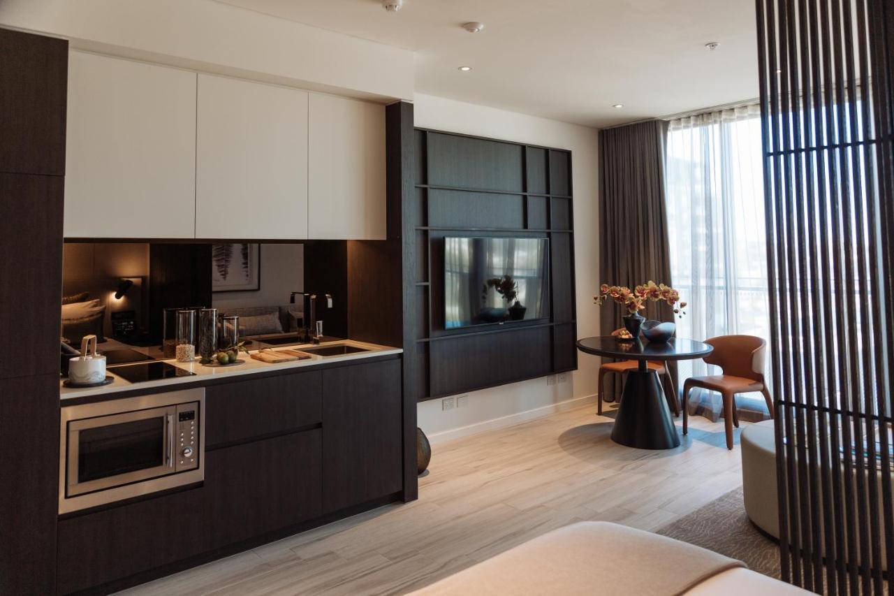 สกาย สวีท กรีนสแควร์ Hotel ซิดนีย์ ภายนอก รูปภาพ The interior of a typical apartment